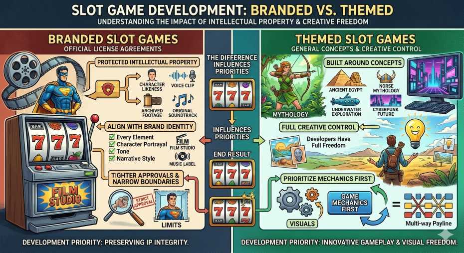 Branded Slots vs Themed Slots