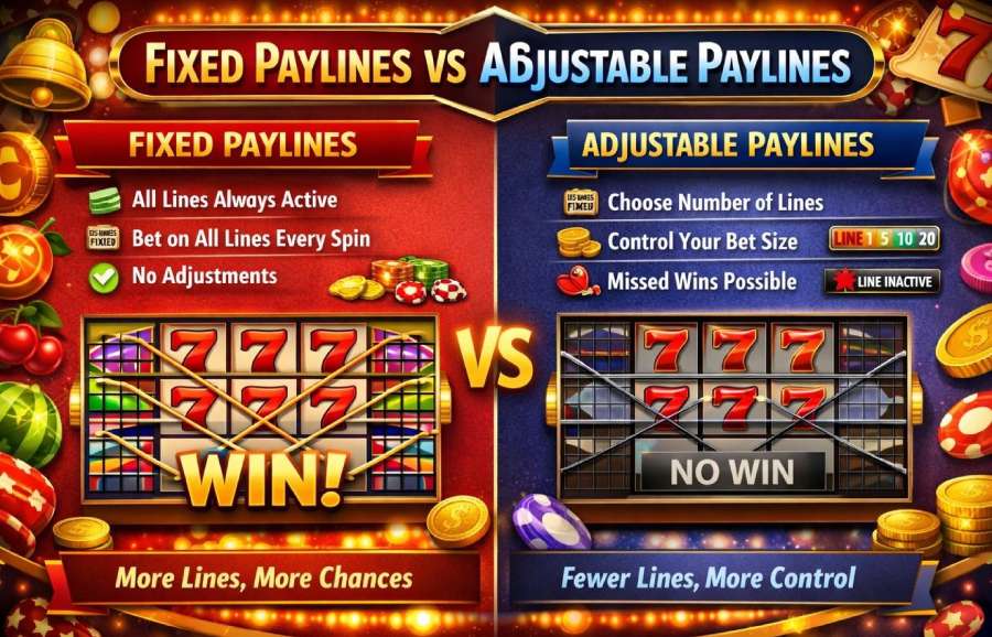 Fixed vs Adjustable Paylines
