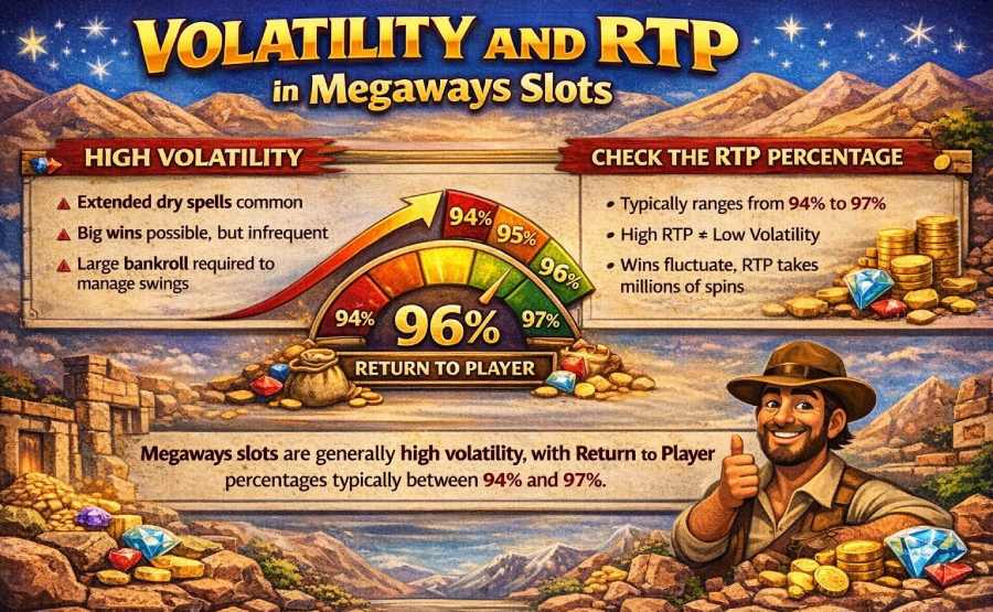 Volatility and RTP in Megaways Slots