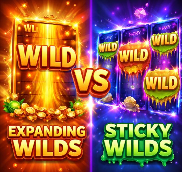 Wilds and Sticky Wilds Differences